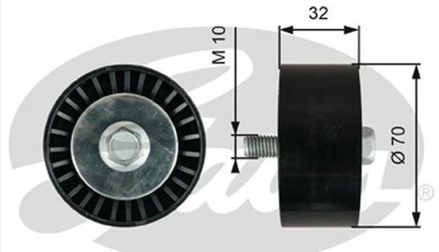 Piese Auto Opel Rola ghidare (inferioara) curea transmisie CHEVROLET CRUZE Z20D1 GATES T36748 96868478 Revizie Masina